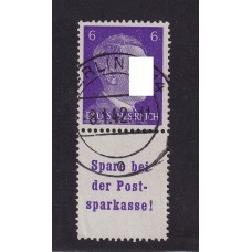 ALEMANIA 1941 ESTAMPILLAS SE-TENANT ZUSAMMENDRUCKE USADAS QUE SON MUCHO MAS RARAS MI S284 RARA 40 EUROS
